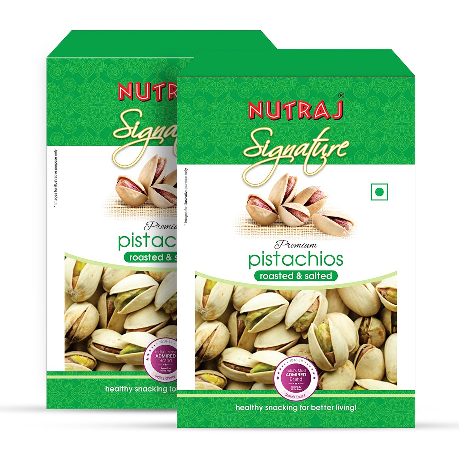 Nutraj Signature Premium Roasted & Salted Pistachios Inshell (Pista) 2