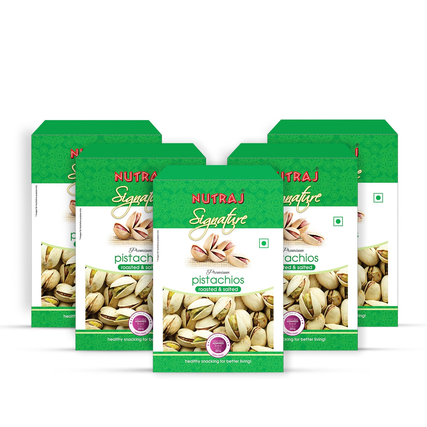 Nutraj Signature Premium Roasted & Salted Pistachios Inshell (Pista) 2